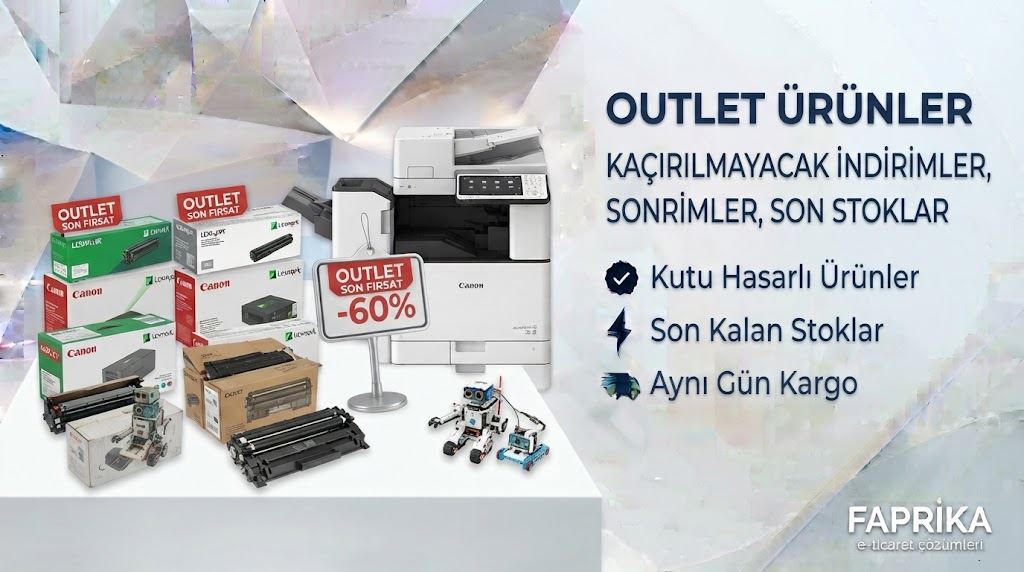 Outlet ürünler👉 Kutu hasarlı 👉 Son kalan ürünler