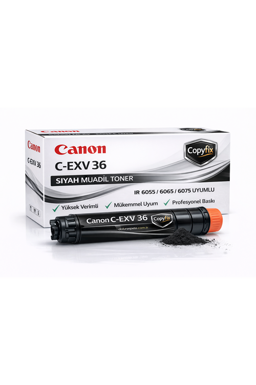 Canon C-EXV 36 Siyah Muadil Copyfix Toner – IR 6055 / 6065 / 6075 Uyumlu