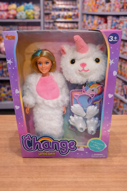 Change Bear Lion Hare Oyuncak Bebek Seti – Kostümlü Moda Bebek 