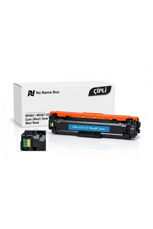 Canon CRG-075 Mavi (Cyan) Muadil Toner - Çipli (MF664 / MF667)