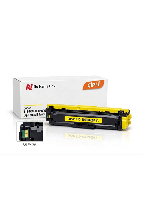 Canon T12 Sarı (Yellow) Muadil Toner - Çipli