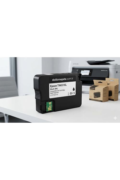 Epson T9651XL (C13T965140) Siyah Muadil Kartuş - M5298 / M5299 Uyumlu Yüksek Kapasiteli