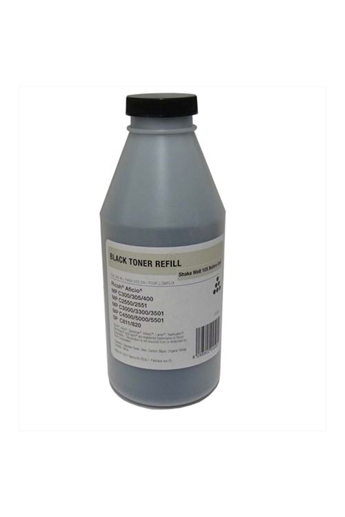 Ricoh Aficio MP C305 C2550 C2030 Uyumlu Siyah Dolum Toner (250 GR - USA)