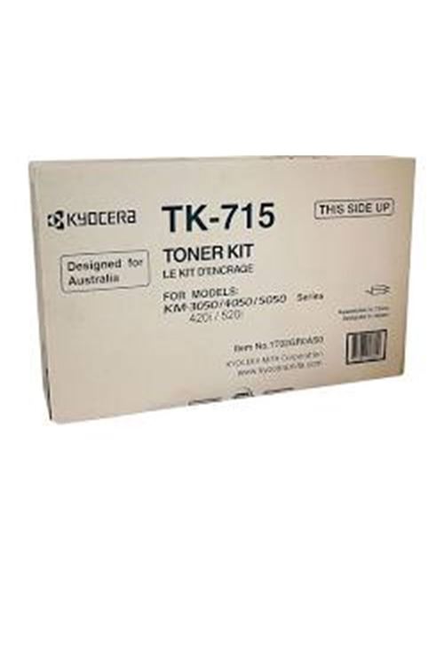 Kyocera Mita TK-715 Siyah Muadil Toner (KM-3050, KM-4050, KM-5050) - Çipli