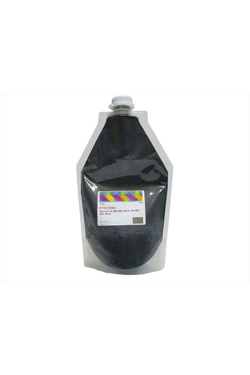 Kyocera Mita TK-590 / TK-580 Siyah Muadil Toner Tozu (500g Alüminyum Poşet - USA)