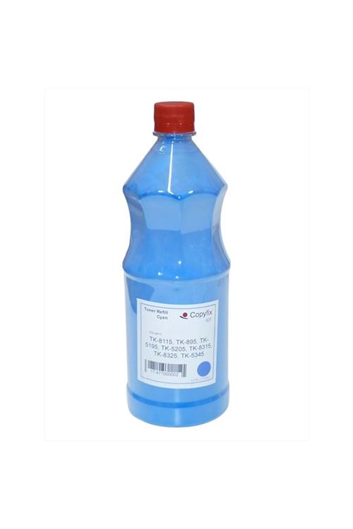 Kyocera Mita Mavi (Cyan) Refill Muadil Toner (500g) - TK-8115, TK-895, TK-5195, TK-5205, TK-8315 - ICF