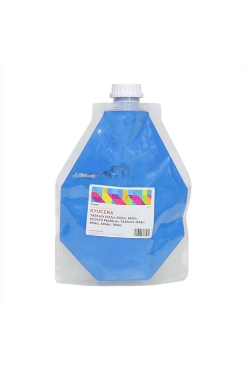 Kyocera Mita Mavi (Cyan) Dolum Toneri 500gr (TK-8335, TK-8345, TK-8515) - Made in USA