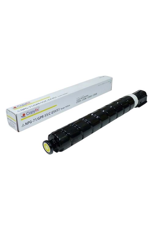 Canon C-EXV 51 Sarı Muadil Toner (imageRUNNER ADVANCE C5535i, C5540i, C5550i Uyumlu) - Copyfix