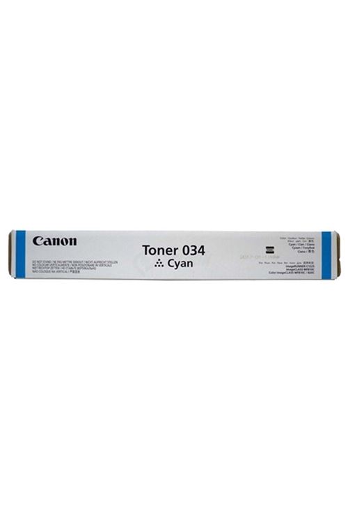 Canon 034 Cyan (Mavi) Orijinal Toner Kartuşu (imageRUNNER C1225, C1225iF Uyumlu)