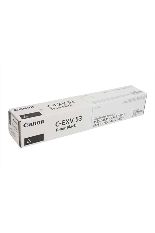 Canon C-EXV 53 Siyah Orijinal Toner (imageRUNNER ADVANCE 4525i, 4535i, 4545i, 4551i Uyumlu)