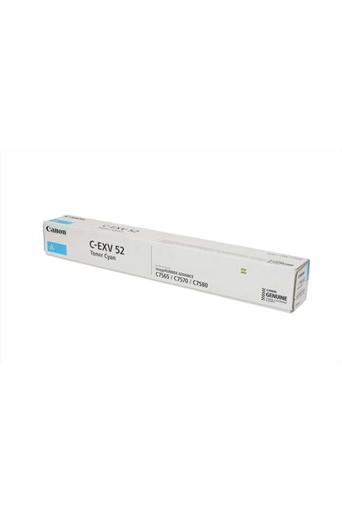 Canon C-EXV 52 Mavi (Cyan) Orijinal Toner – IR ADVANCE C7565i / C7570i / C7580i