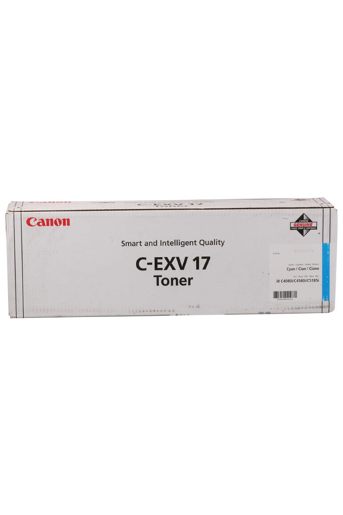 Canon C-EXV 17 Mavi Orijinal Toner (IR C4080 / C4580 / C5180 / C5185 Uyumlu)